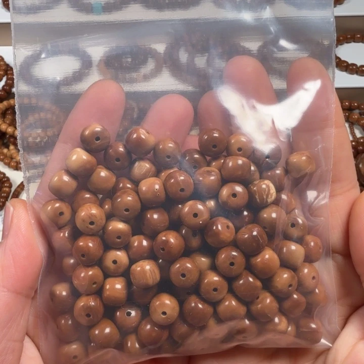 库克手串库克菩提8*9老型珠130颗有冰裂纹介意者慎拍