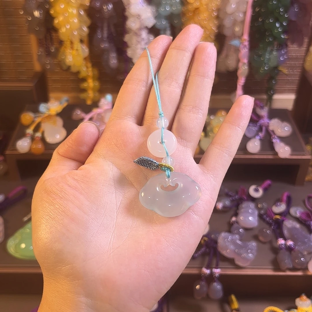 玛瑙/玉髓未镶嵌车挂