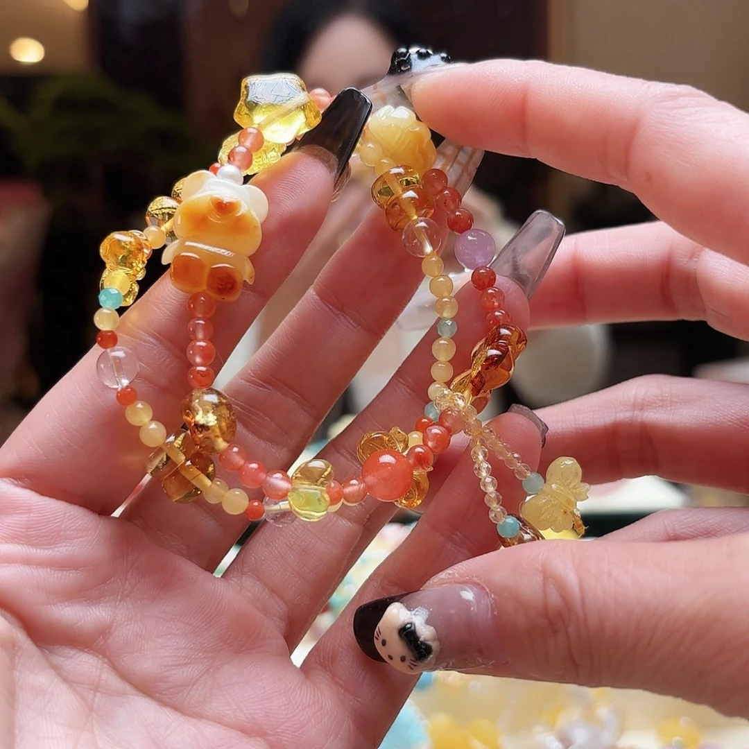 琥珀手链未镶嵌琥珀