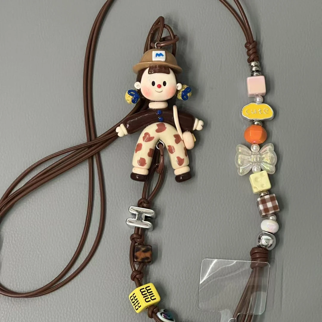 777豆乳多妹手机斜跨链斜挎手机绳