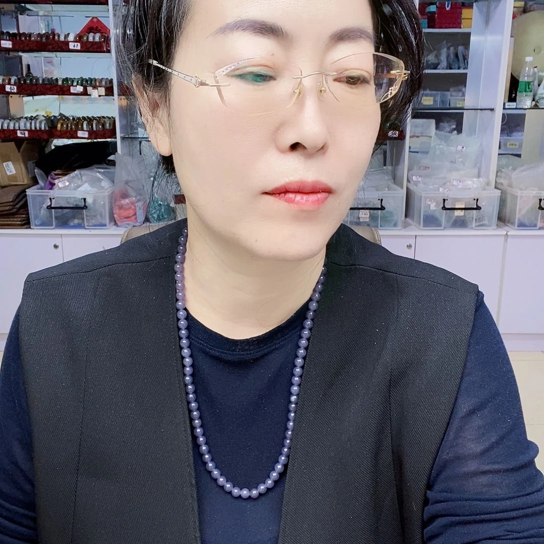 石英质玉项链0.8未镶嵌