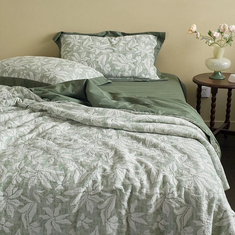 夏季单件夏凉被丨空调被四件套纯棉全棉高级感提花薄款可机洗床品