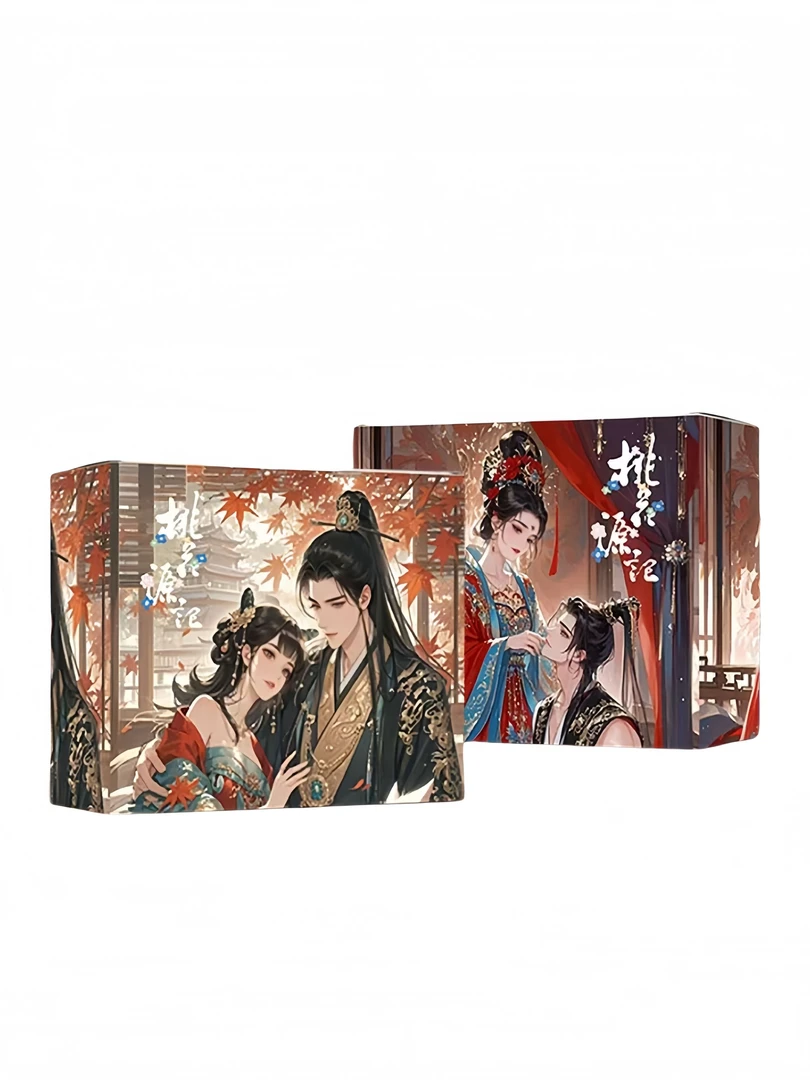【平拆芙芙】默趣文创 桃花源记 唯美国风收藏盲盒二创卡牌（代拆）