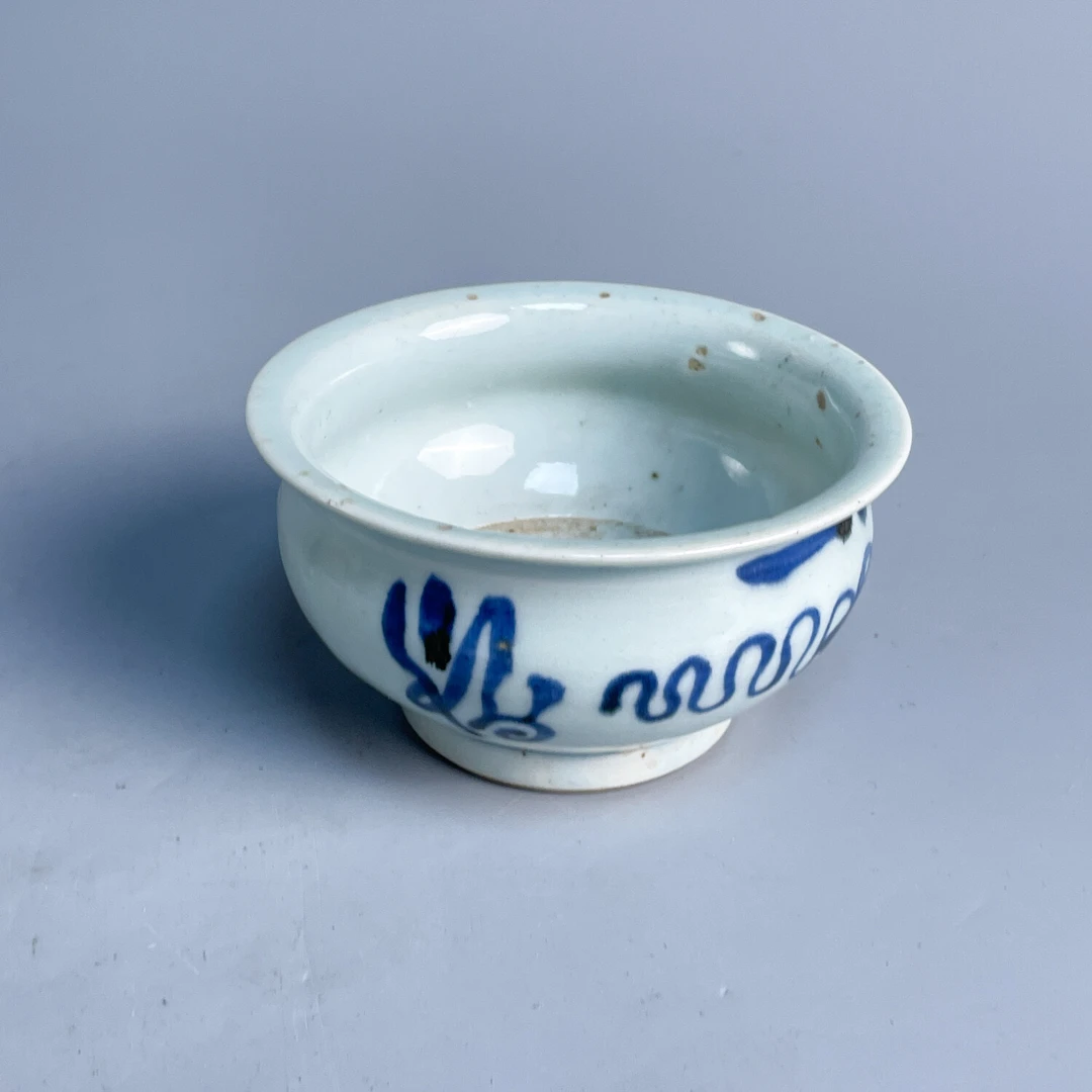 M25GY00FE99 - 晚清民国  青花博古香炉