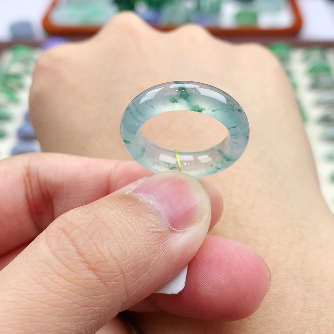 未镶嵌戒指翡翠10号