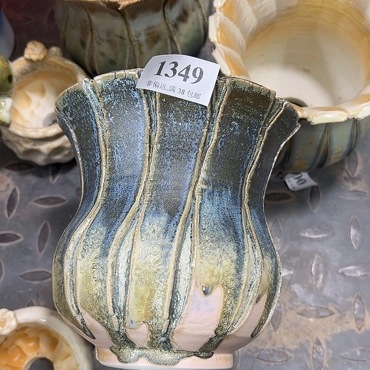 口14高15 手工花盆满30包邮