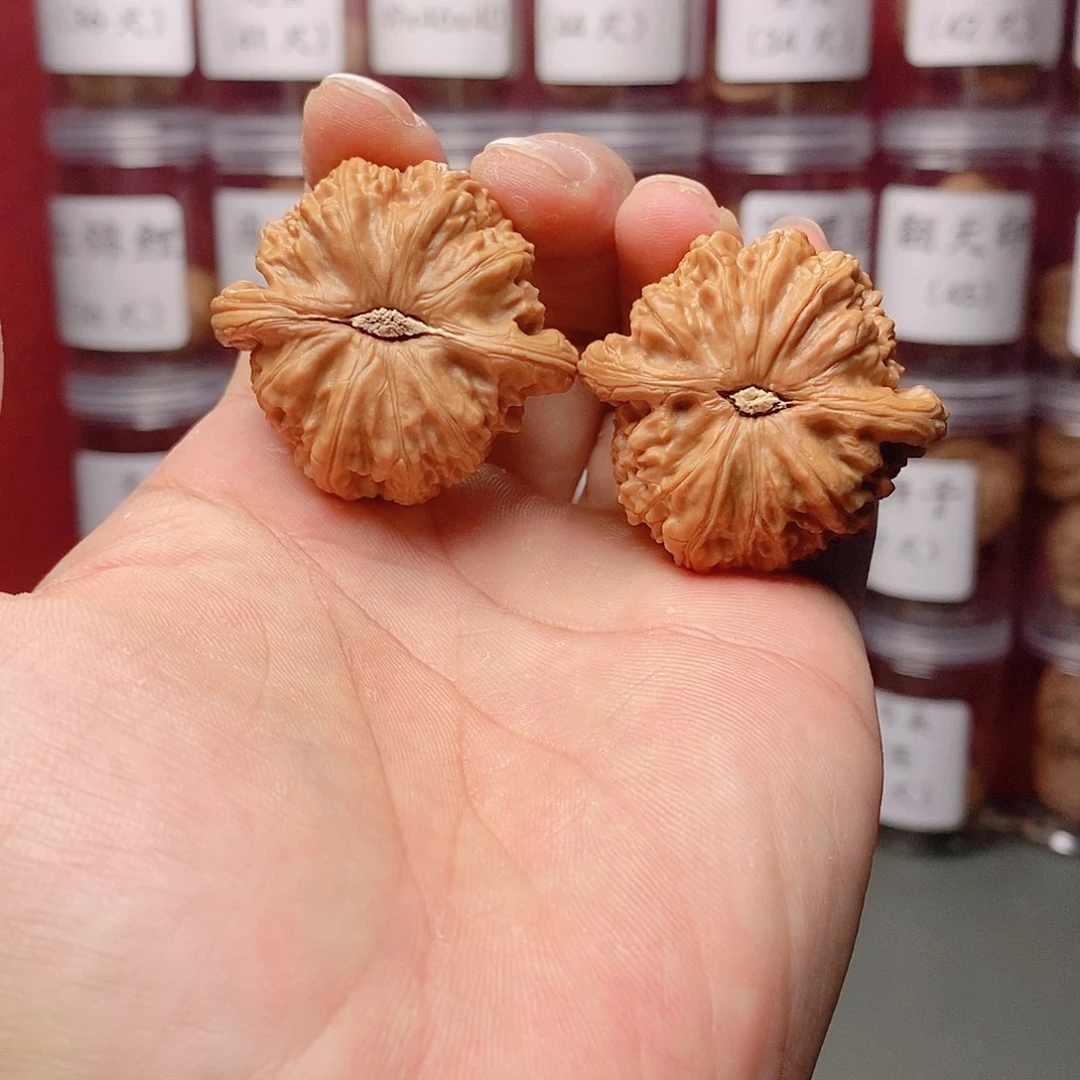 核桃把件栗***、41精对白狮子。。。。。