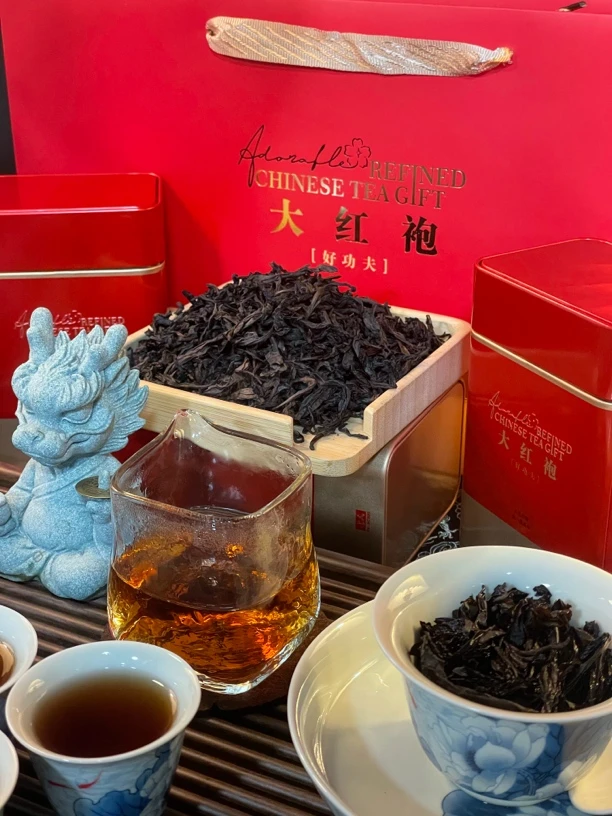 武夷山大红袍岩茶乌龙茶礼盒春茶新茶正宗福建肉桂茶叶醇香