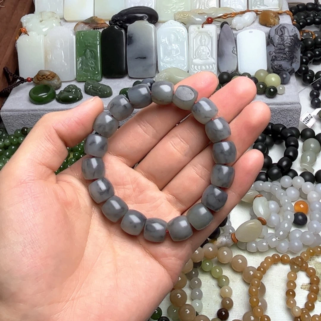 和田玉（子料）未镶嵌手链