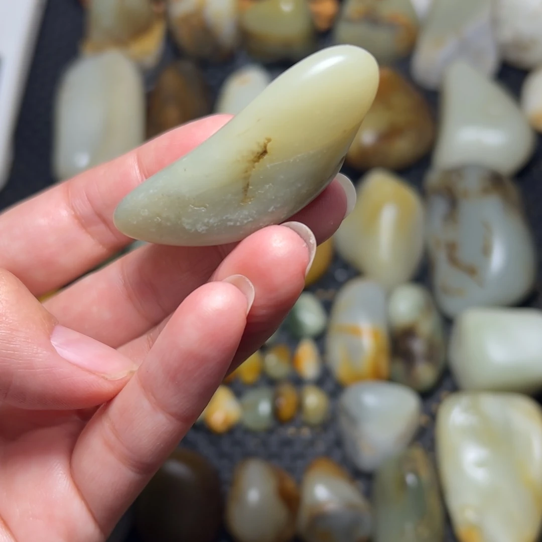 和田玉未镶嵌挂件A92