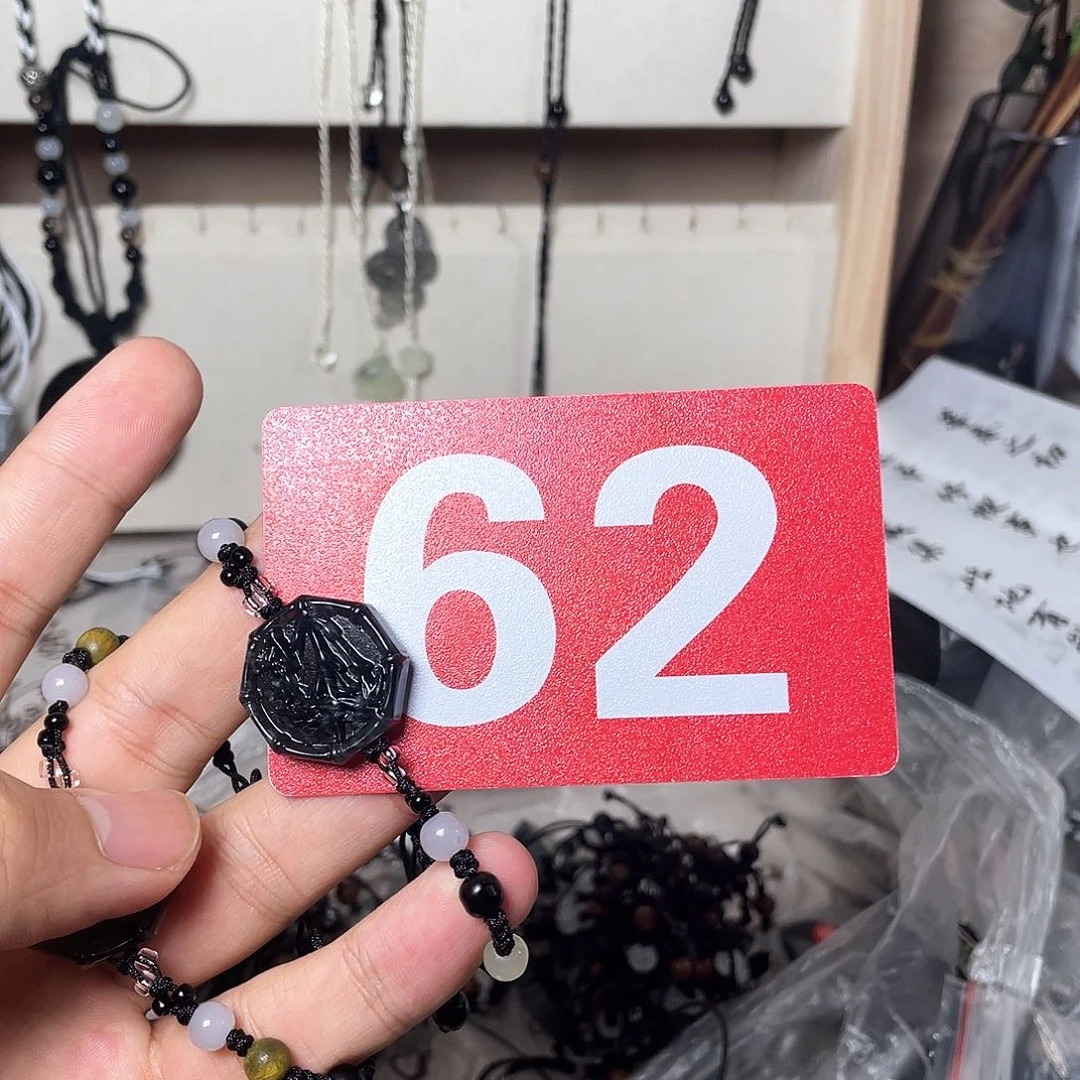 蛇纹石玉颈饰合金小*