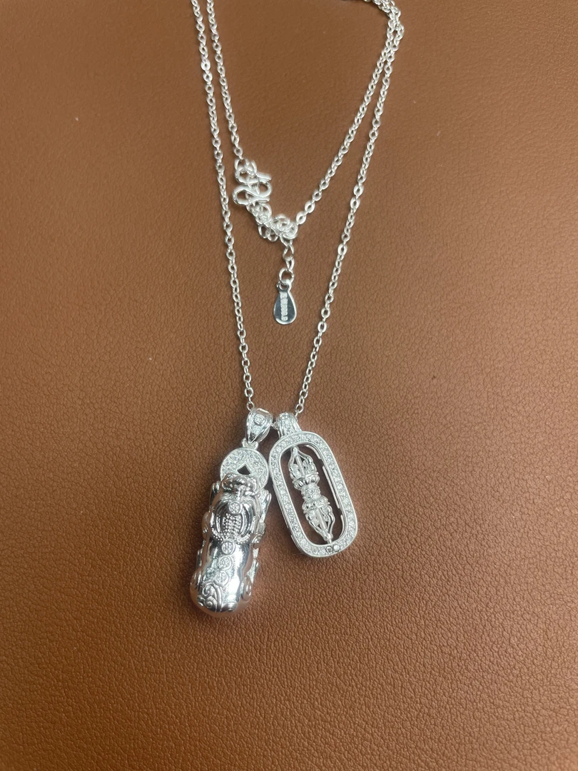 YZ035 精品项链 简约 精美 无礼盒 银色饰品