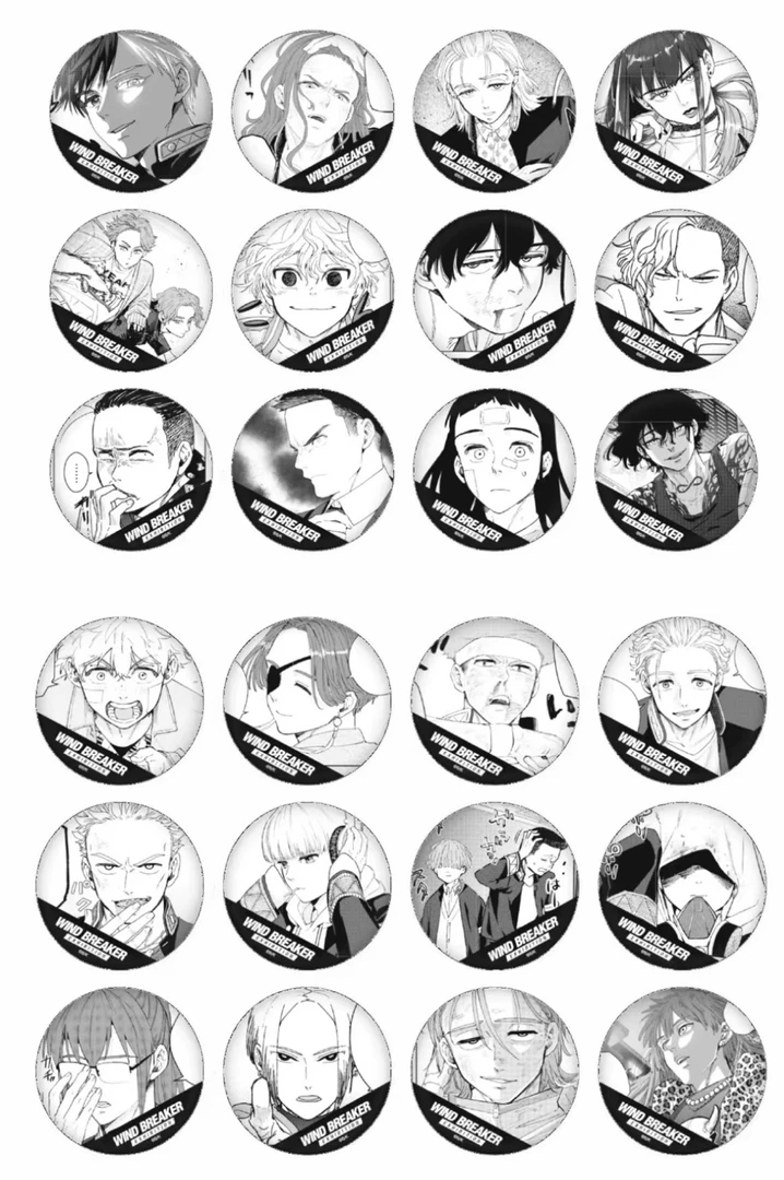 防风铃原画展系列吧唧 徽章 一弹二弹日谷