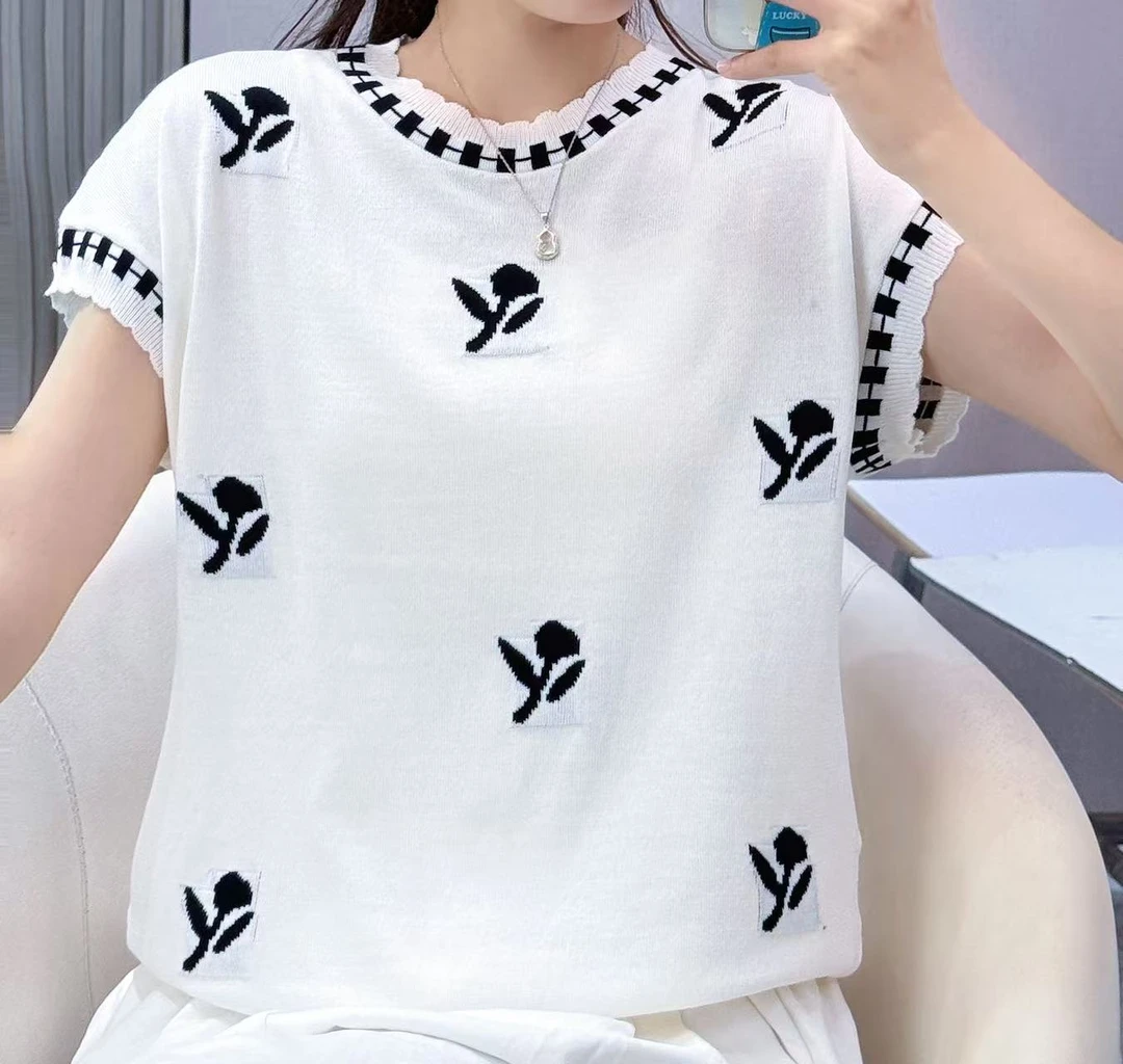 【EN201-EN400美树家】【绘绘】2025春季新款针织上衣百搭女装