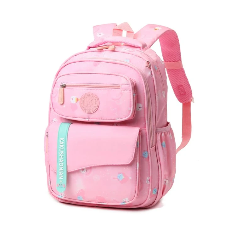 书包双肩包尼龙布拉链卡通女童时尚休闲轻便小学生初中2025新款