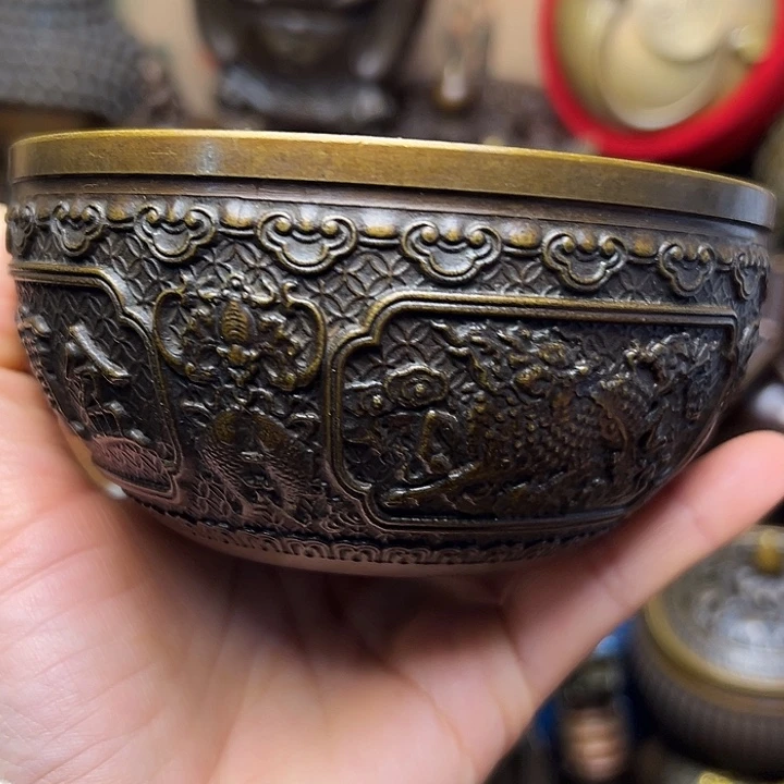 铜器摆件老王直播间