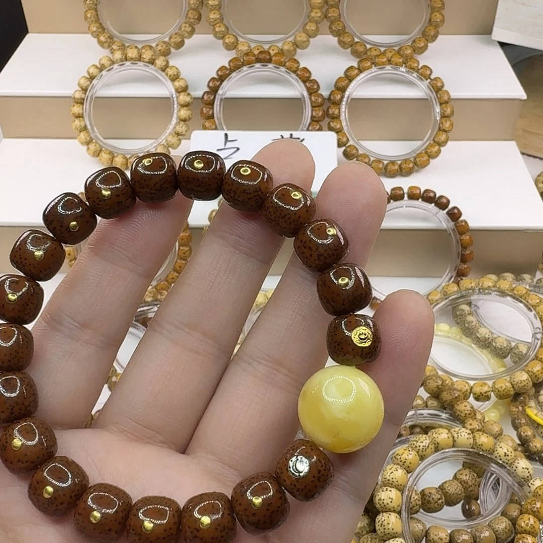 砍***蛋星月菩提吊坠海南原生态老型单圈