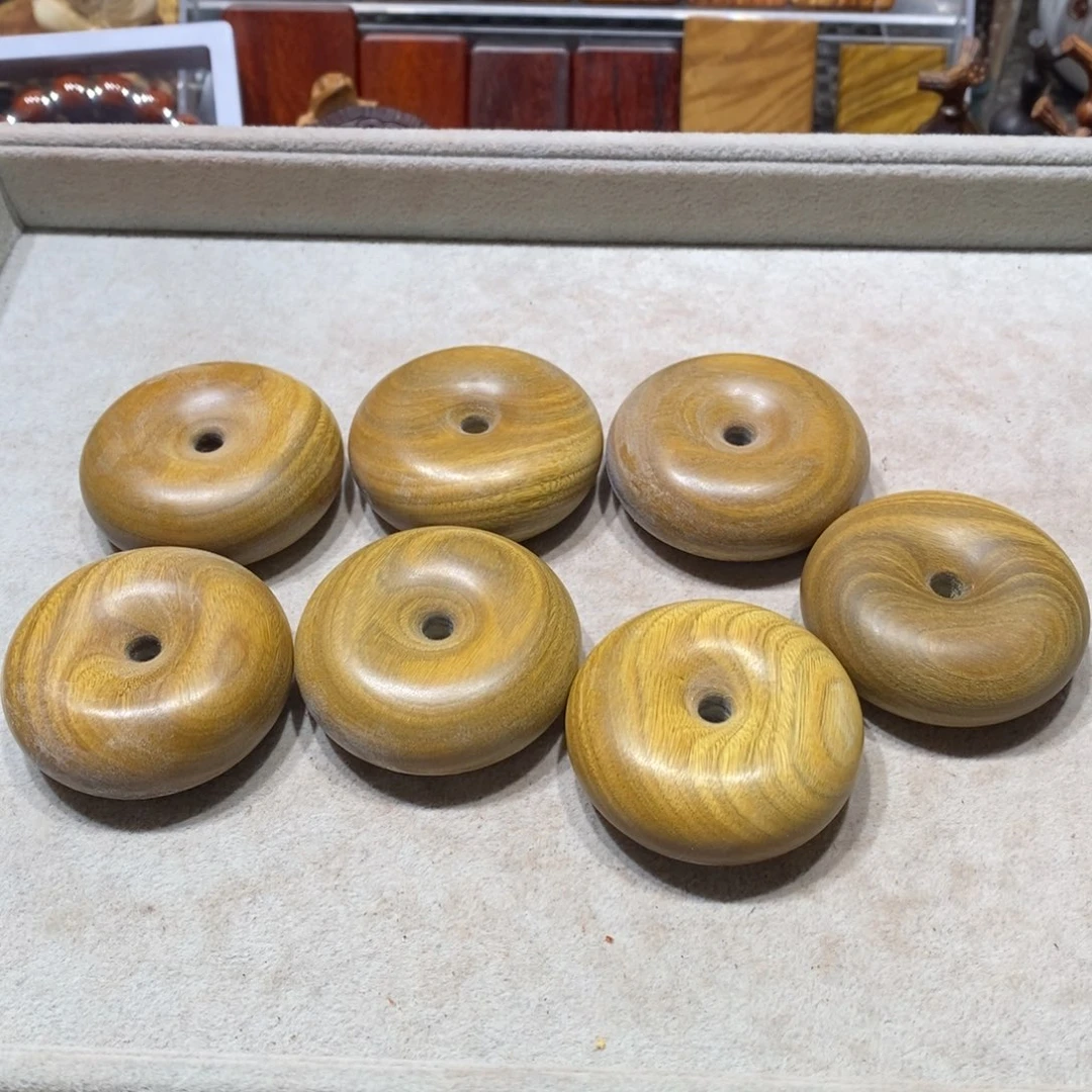 木“****好绿檀木平安扣