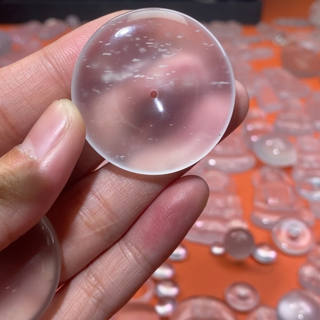 宋***️石英质玉未镶嵌珠宝半成品