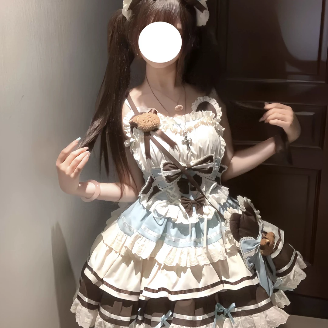 【实体店合作正品】初恋小熊lolita