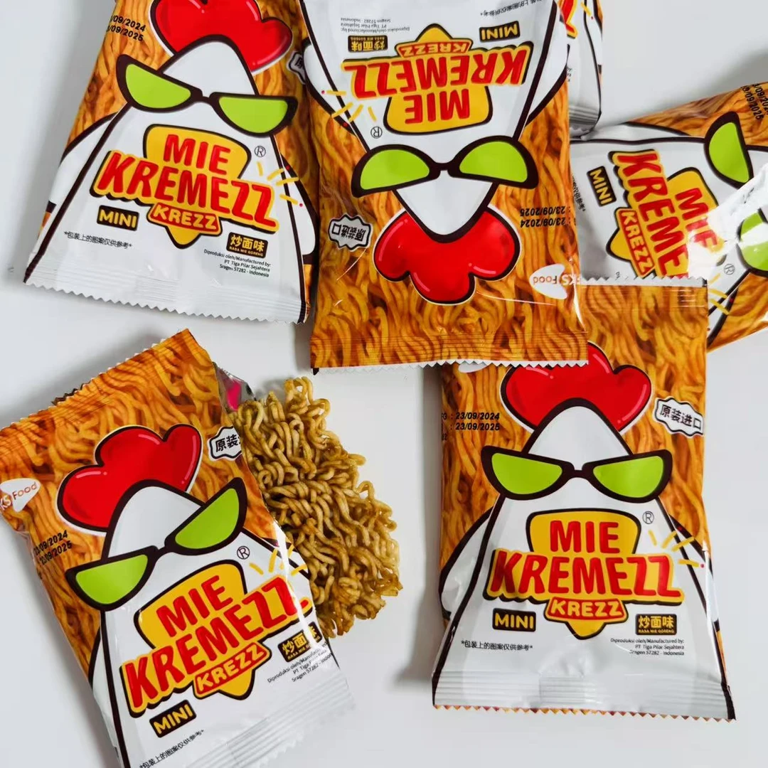 【9月23日】【20袋】MIEKREMEZZ炒面风味小鸡干脆面14g休闲零食