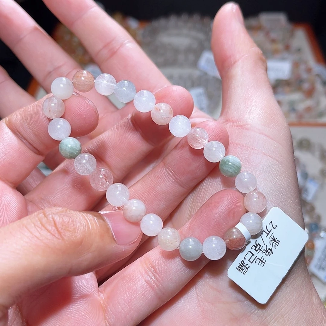 水晶手链未镶嵌306号主图手串  7+