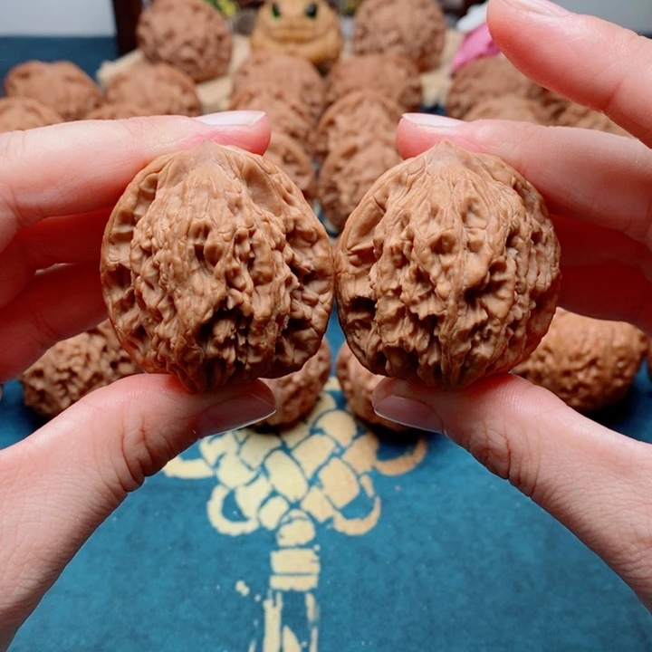 把件文玩核桃麦虎40