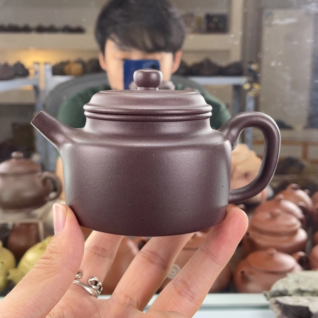 茶壶紫砂150cc老紫泥茶壶