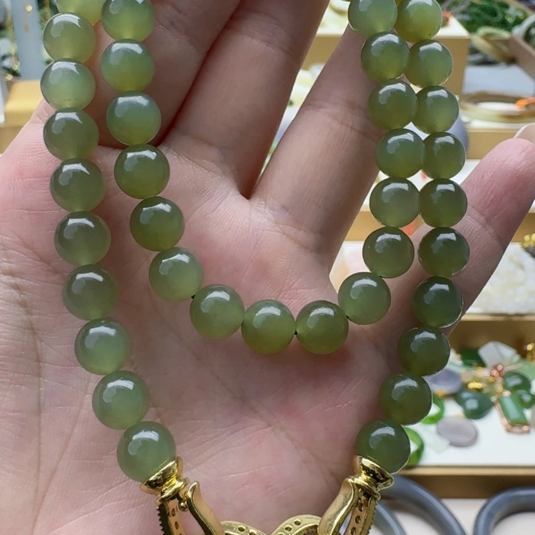 和田玉未镶嵌项链