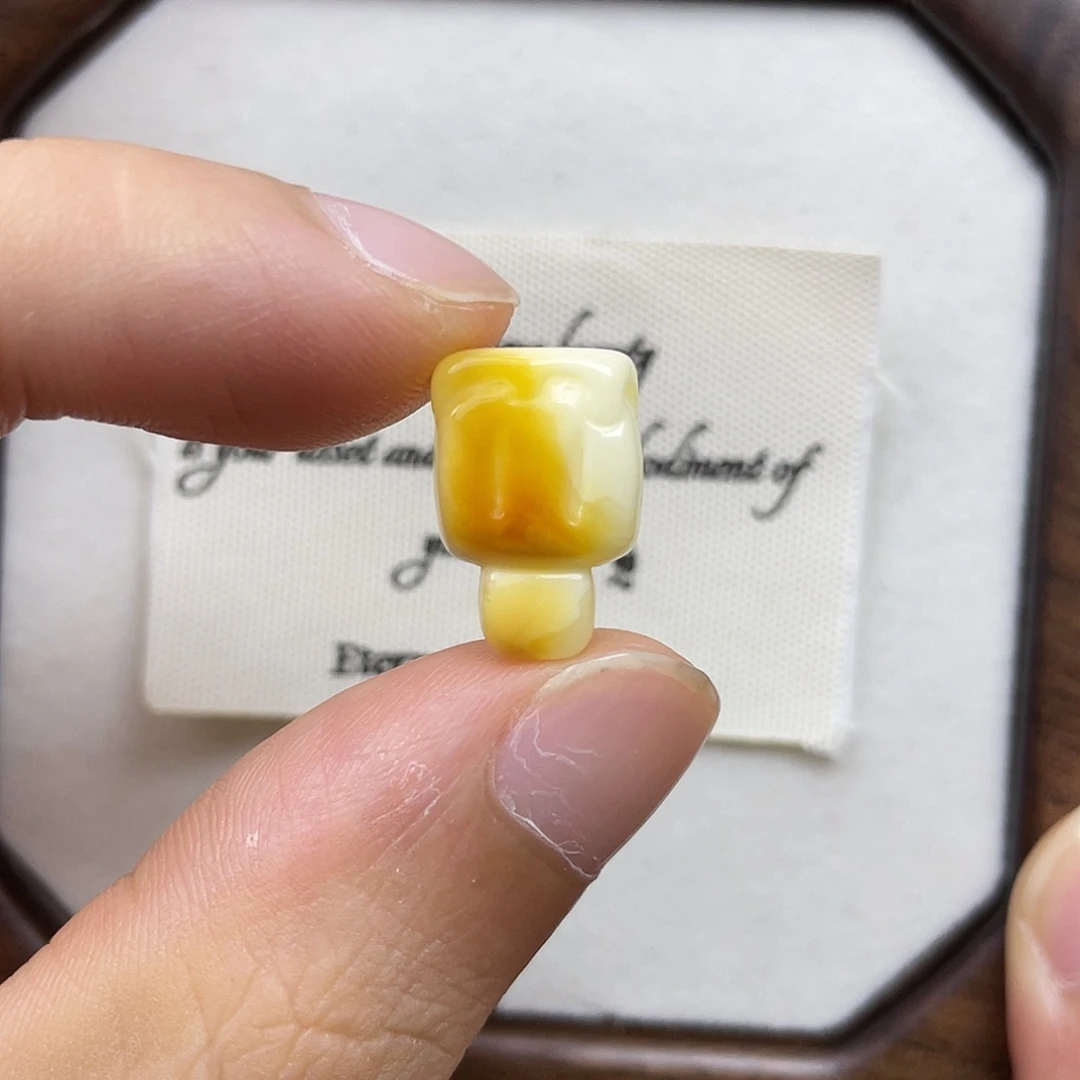 琥珀未镶嵌珠宝奇石雪糕