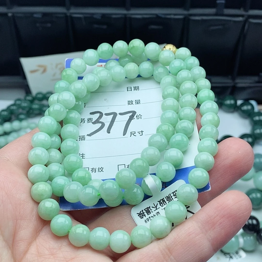 翡翠毛衣链未镶嵌