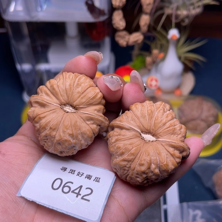 文玩核桃把件南瓜墩45-0642