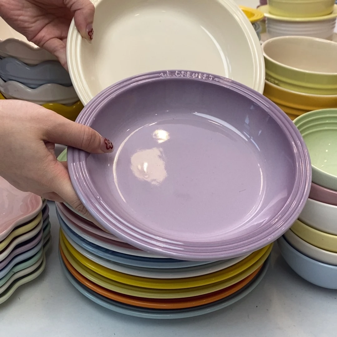 瓷片微瑕2个8英寸大草帽