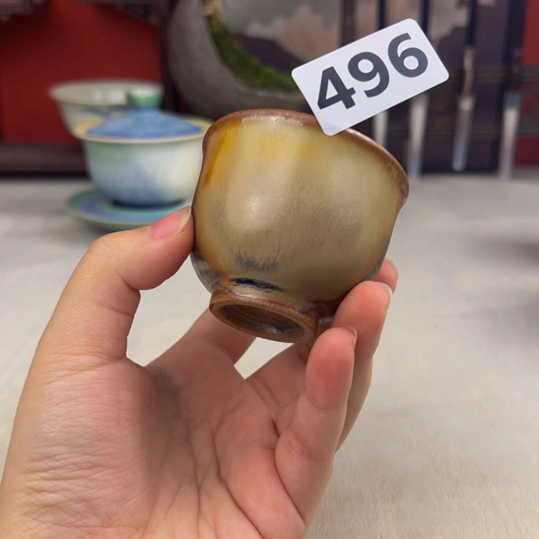 杯子纯手工柴烧主人杯