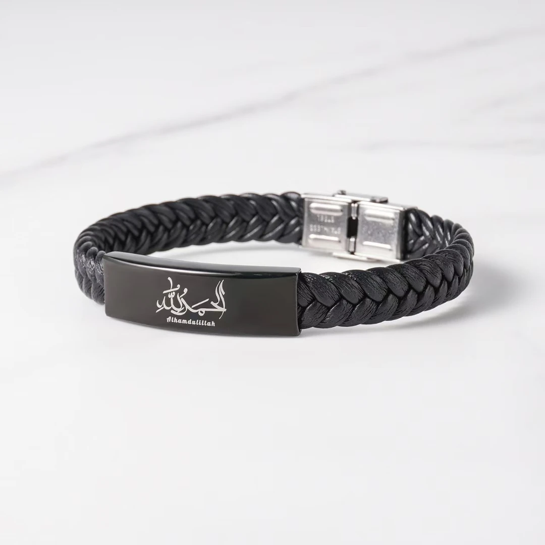 钛钢手链 钛钢项链 钛钢泰斯米经文编织手链