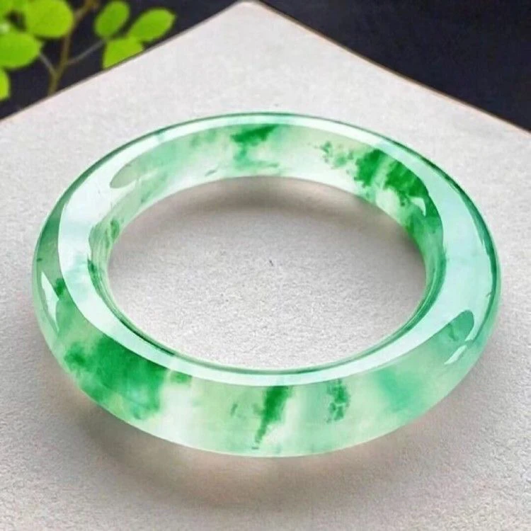 《独龙》 飘花胖圆条  手镯定制