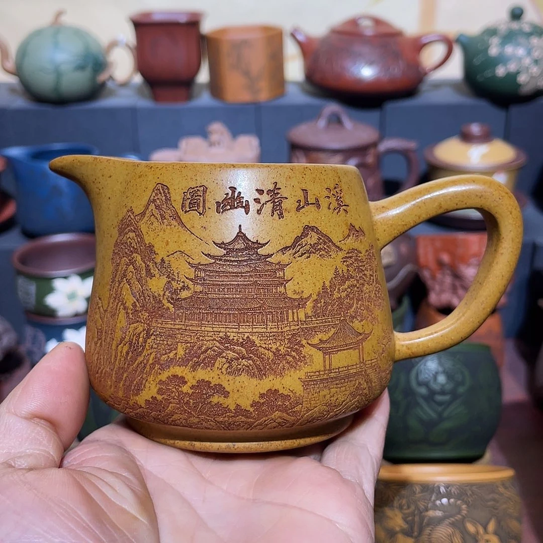 原矿紫砂手工主人杯