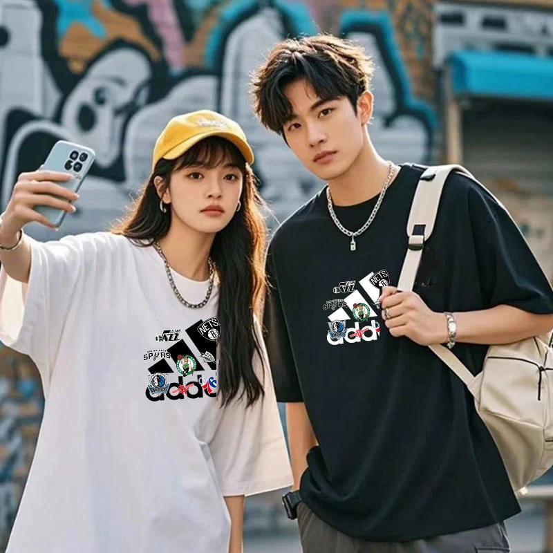 支持鉴定重磅新疆长绒棉短袖圆领云柔水光T打底衫男女纯棉T恤31