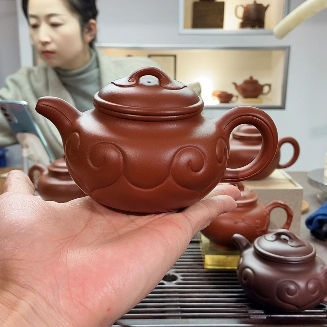茶壶紫砂朱泥大如意280cc
