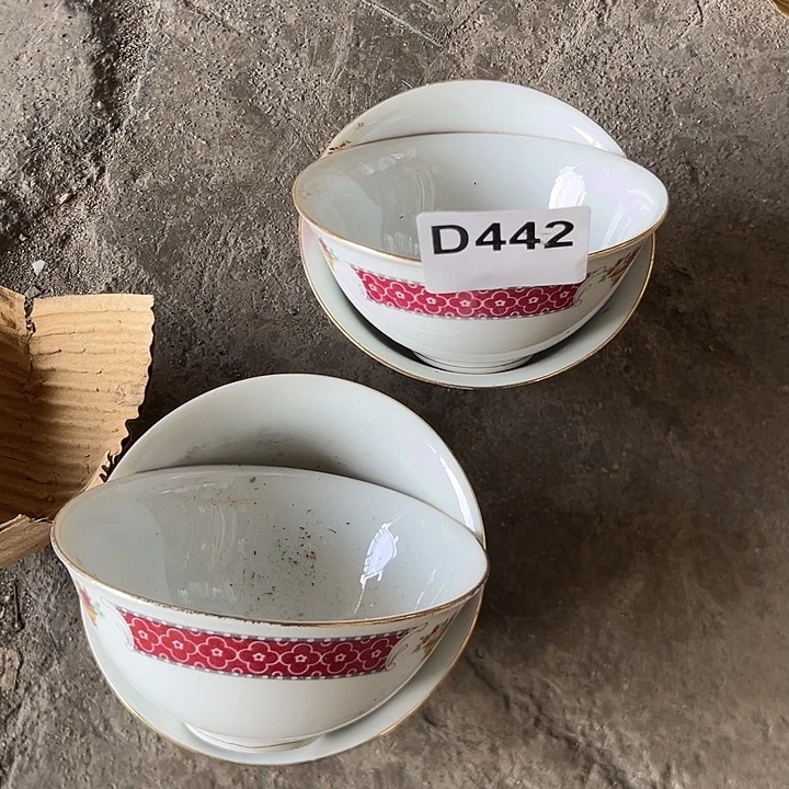 八九十年代高岭土盘碗碟有矿点D442