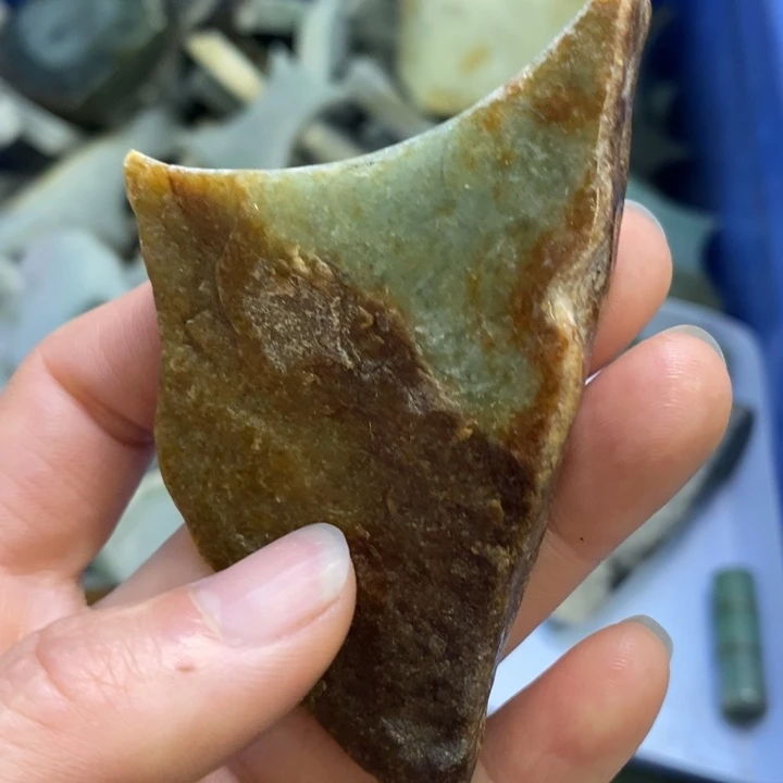 翡翠裸石翡翠边角料