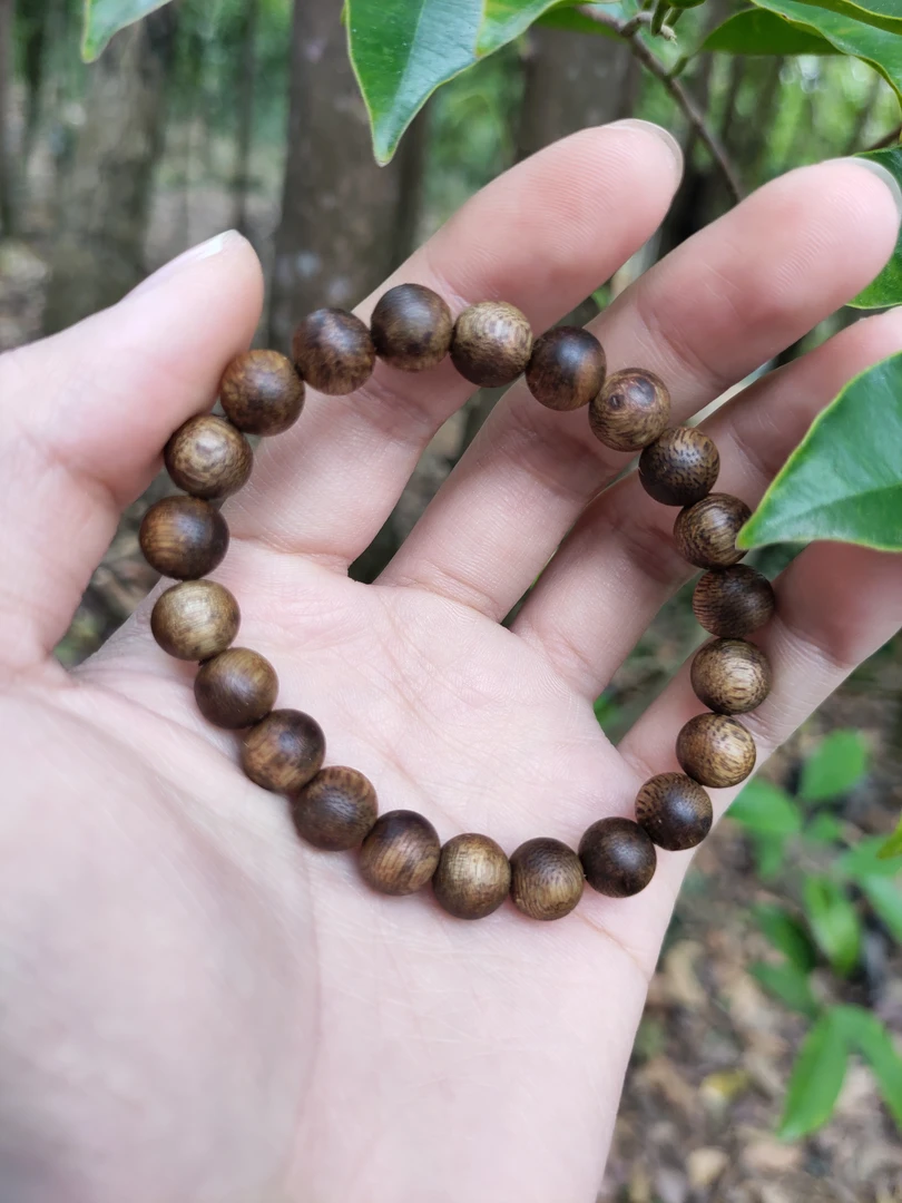 奇楠沉香圆珠0.9单圈5g+多样性发一