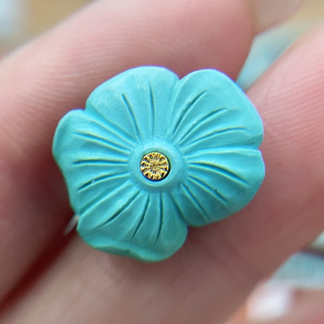 未镶嵌绿松石珠宝奇石