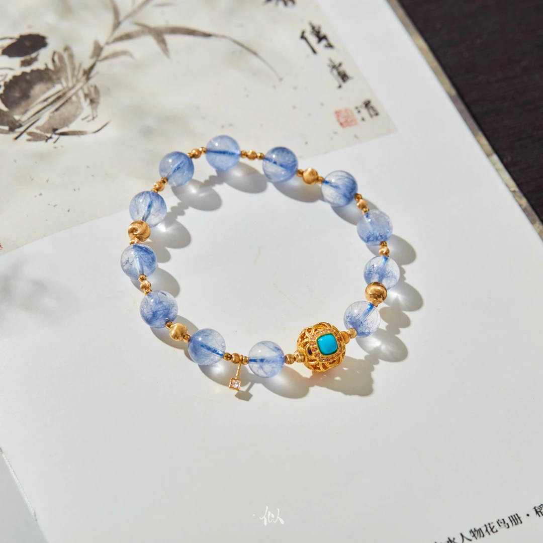 【流影】·似梓珠宝· 18K蓝线单圈手串 SZCC2402635