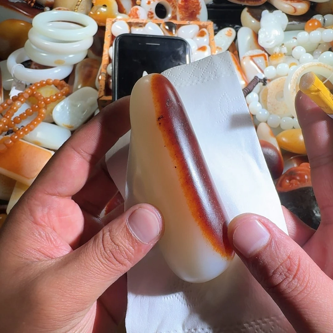 和田玉挂件未镶嵌老*