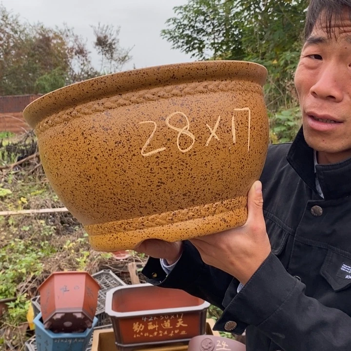 紫砂花盆紫砂特价包邮送