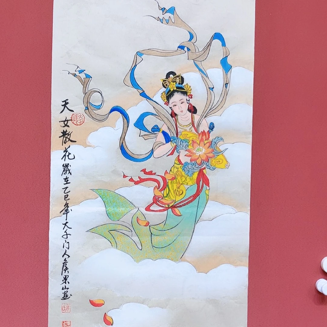 国画侯果山老师作品朵
