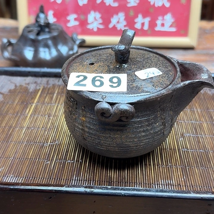 纯手工制作粗陶茶具