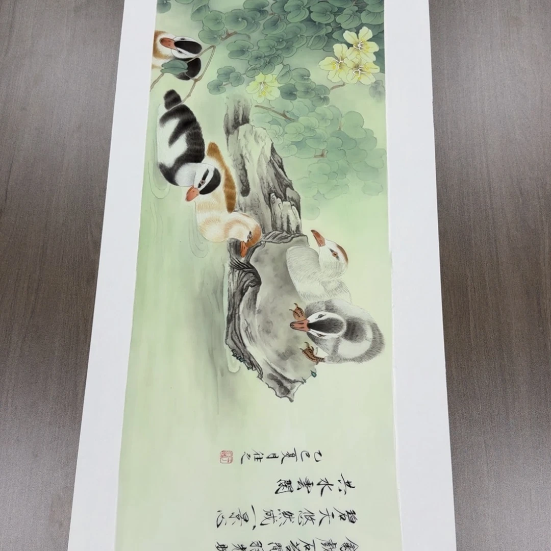 国画国画作品山水花鸟