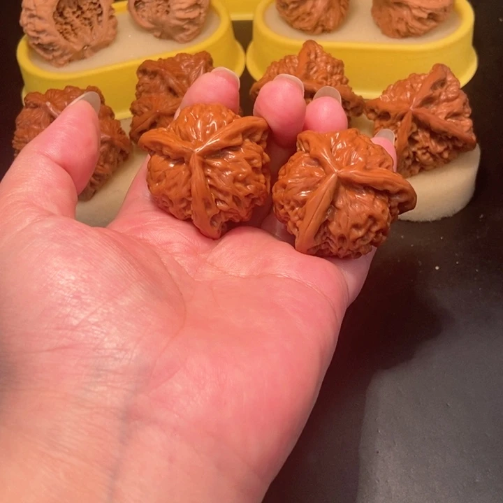 吊坠文玩核桃柚*工艺三棱